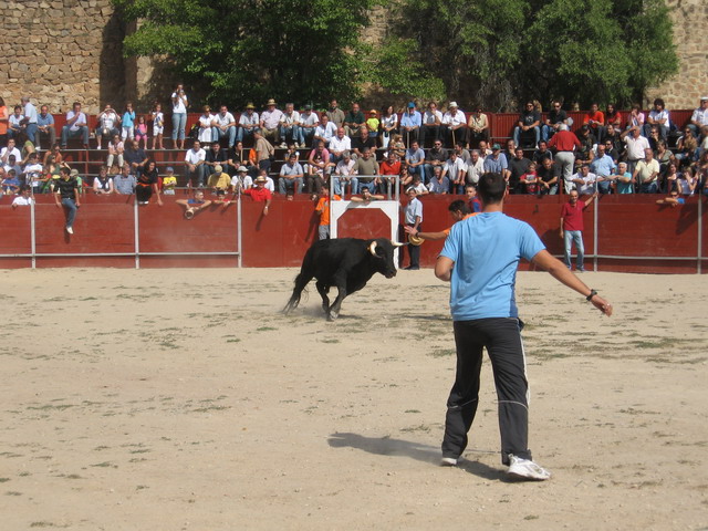 Fiesta v Canete ... machrovn ped bky v korid