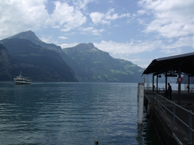 Lake Lucerne || Vierwaldstttersee molo ve mst F